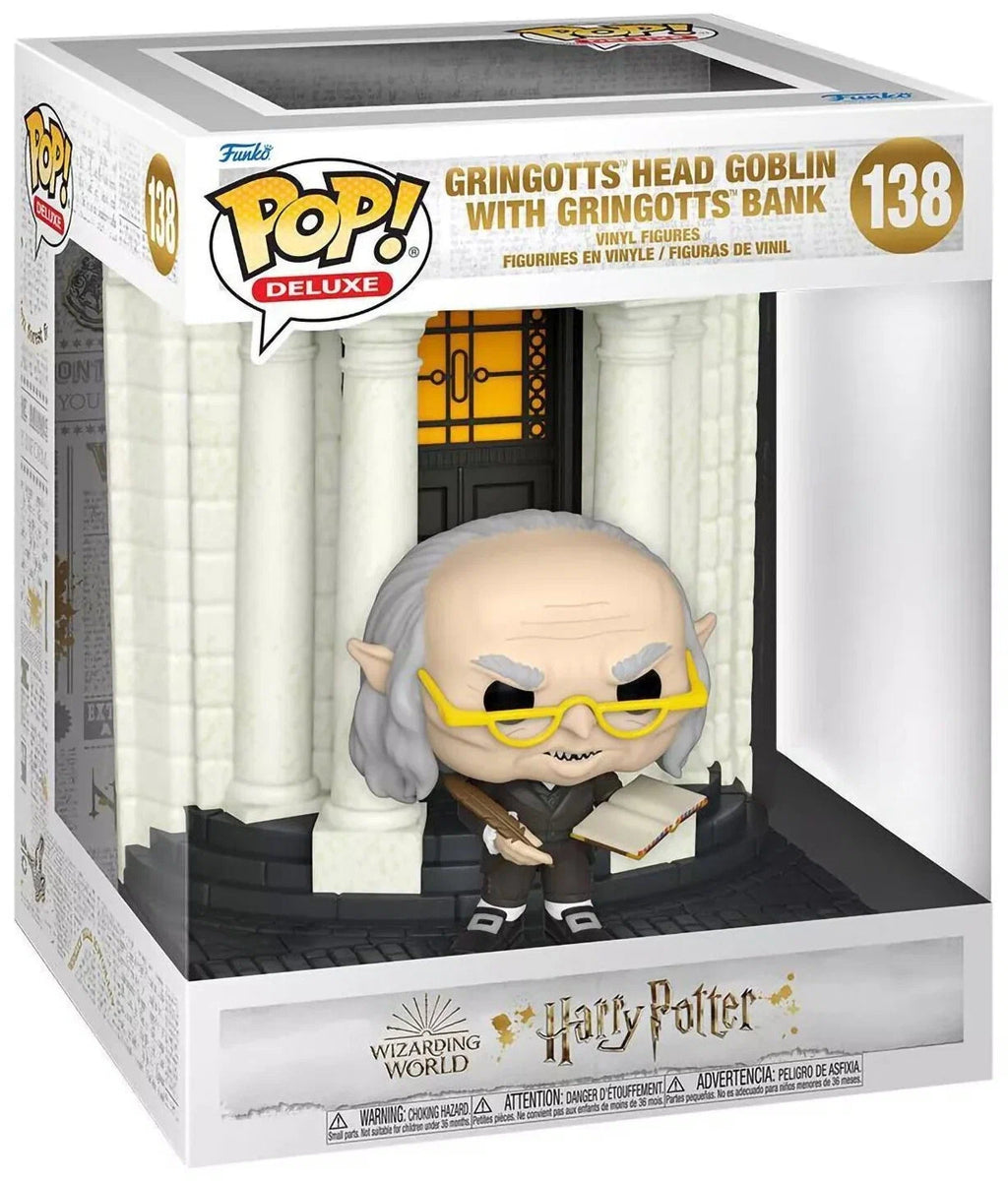 Funko Pop! Deluxe - Harry Potter: Jefe duende en banco Gringotts ...