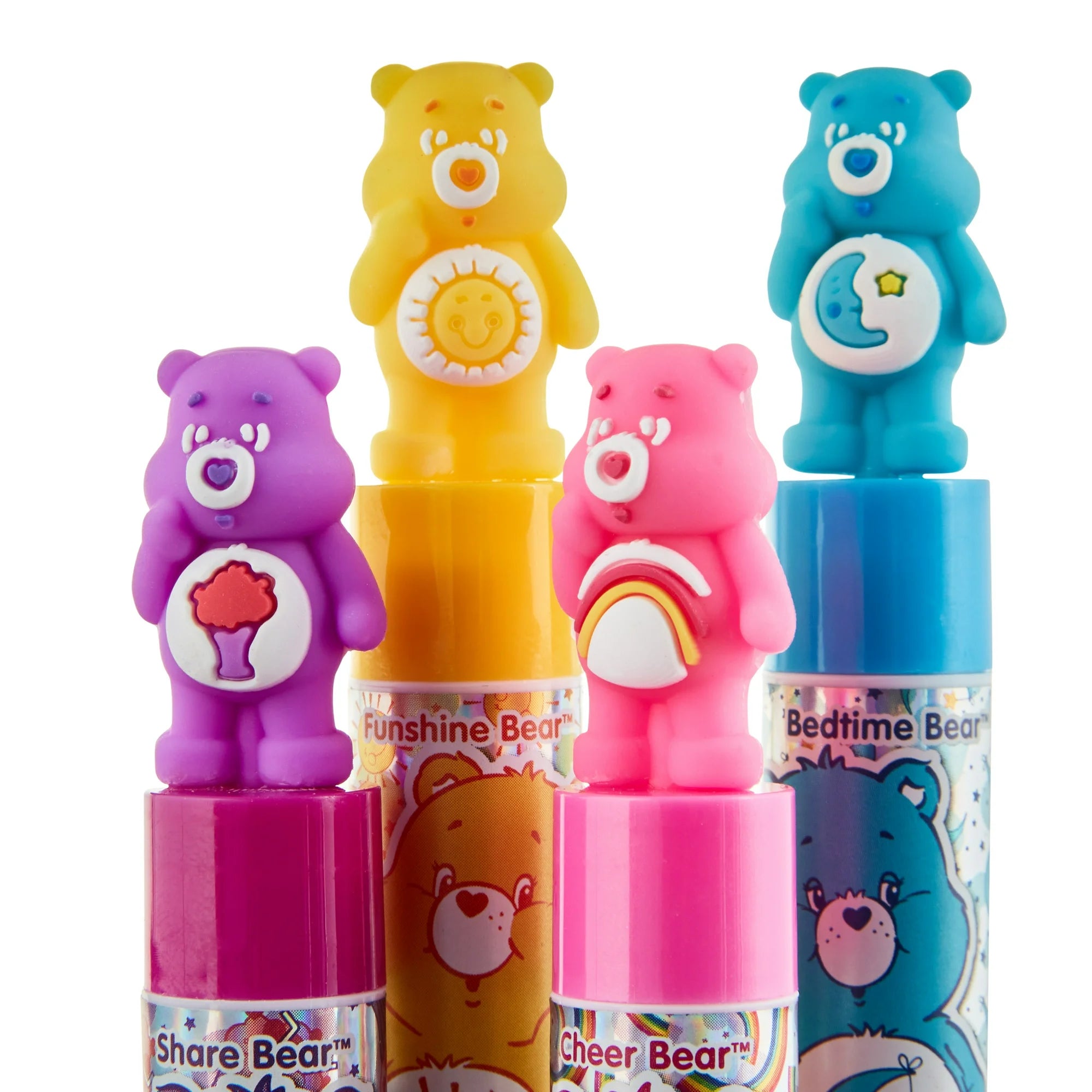 Care Bears - Set de 4 bálsamos labiales