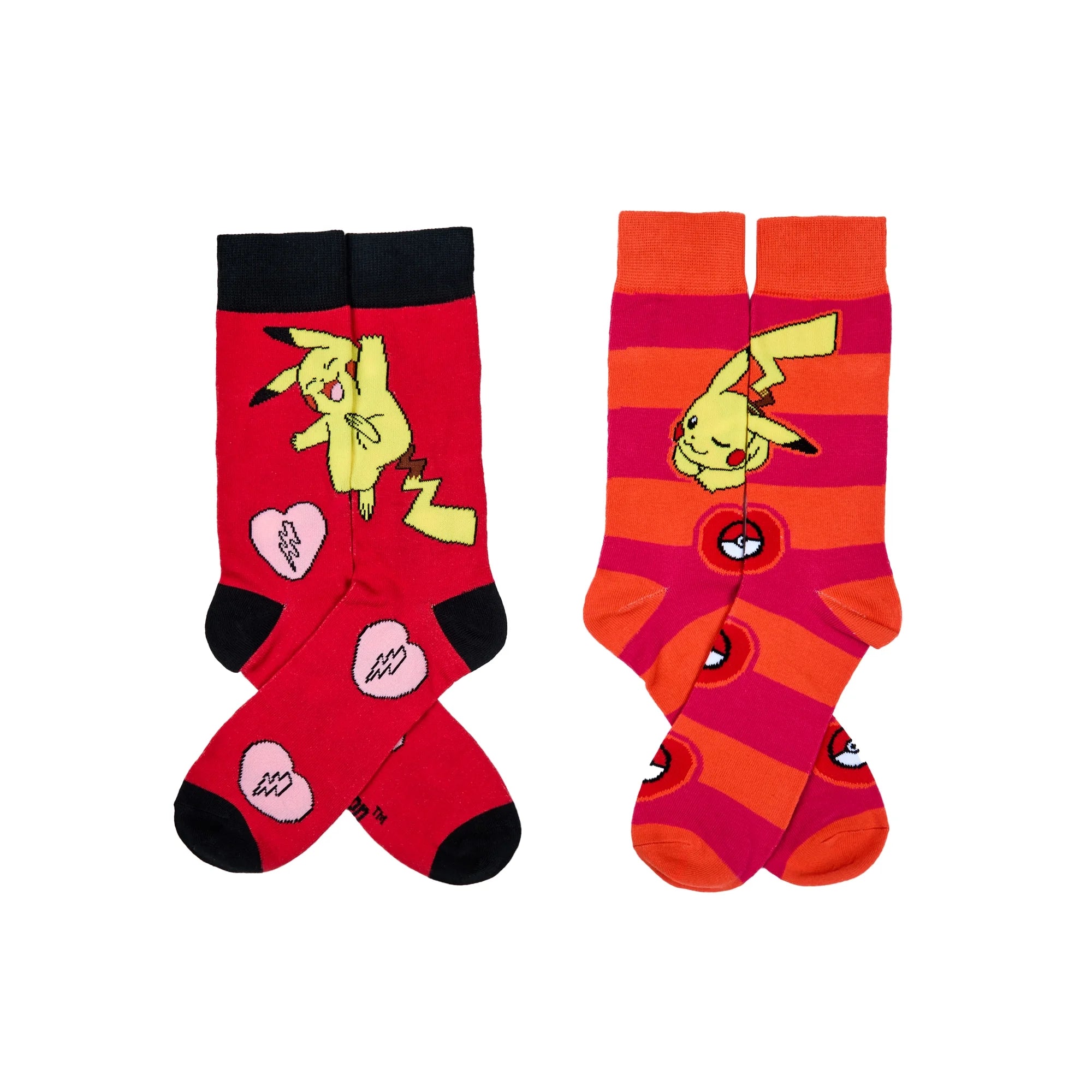 San Valentín - Pokemon: 2 Pares Calcetines