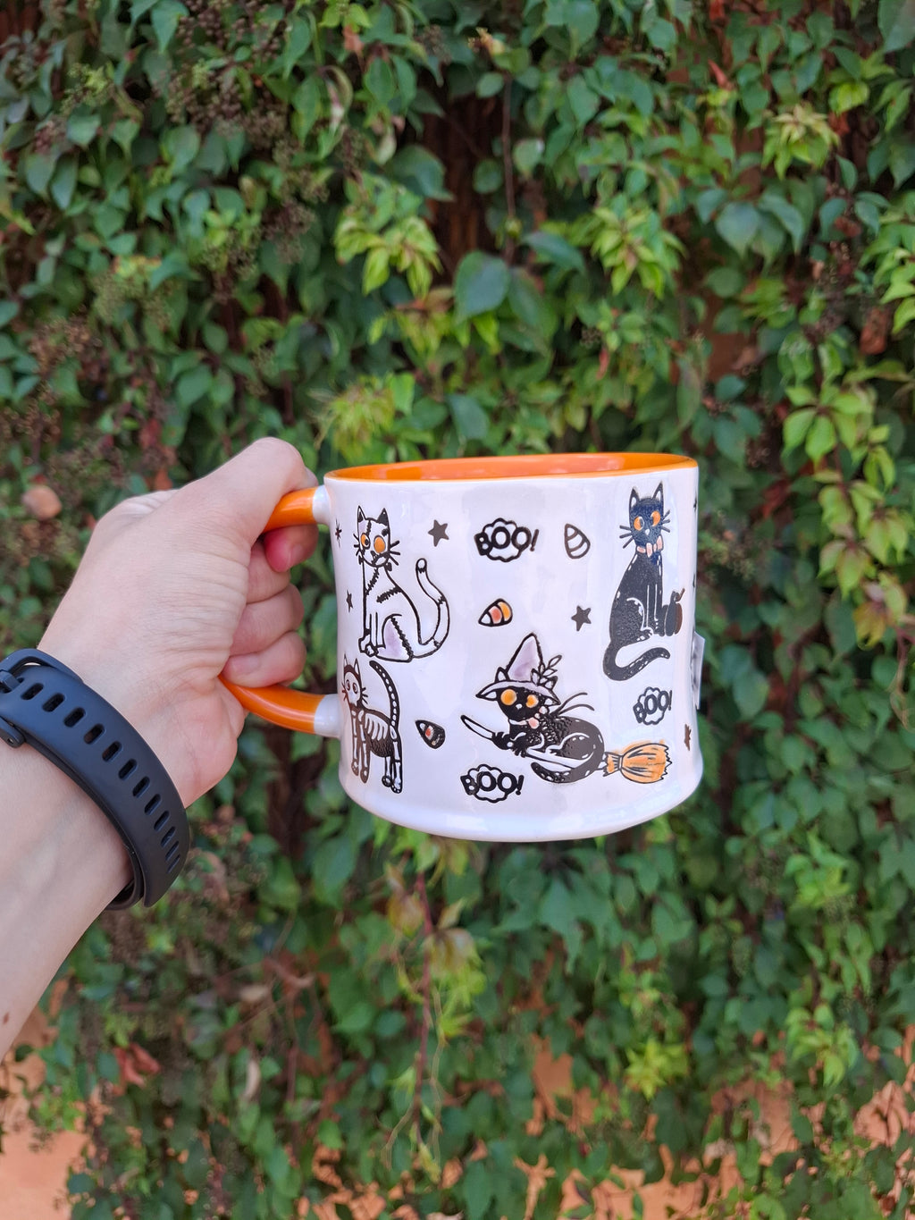 Taza - Gatos Halloween