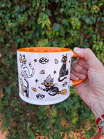 Taza - Gatos Halloween