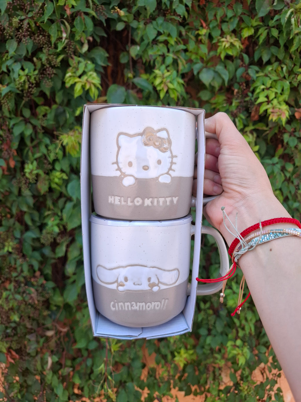 Juego de 2 tazas - Hello Kitty y Cinnamoroll