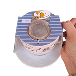 Taza + Plato + Infusor de té - Gatos