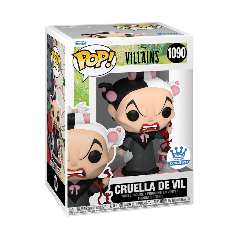 Funko Pop! Exclusivo - Disney: Cruella de Vil