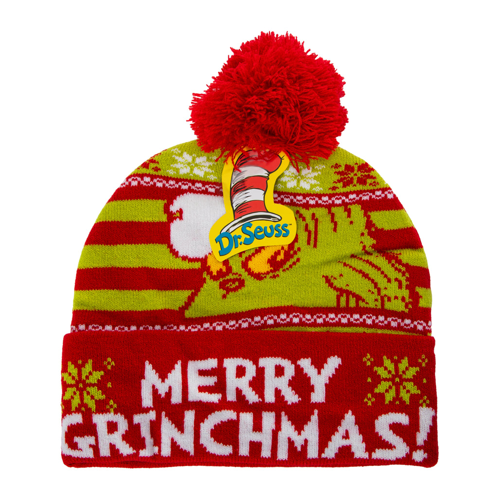 Gorro Navideño - El Grinch del Dr. Seuss