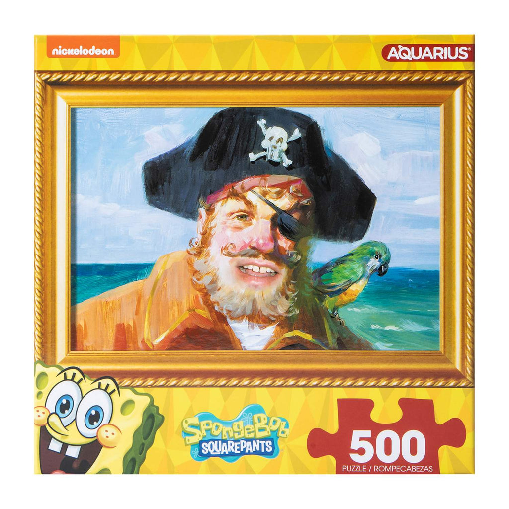Rompecabezas - Bob Esponja: Pintura del pirata 500 piezas