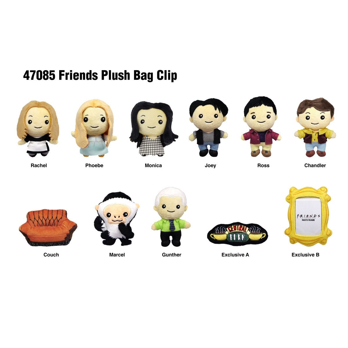 Llavero Peluche Sorpresa: Friends TV Show