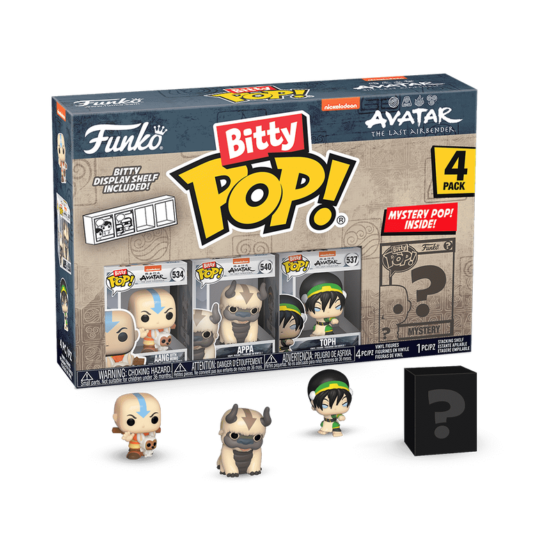 Bitty Pop! - 4 Pack: Avatar - El último maestro del aire