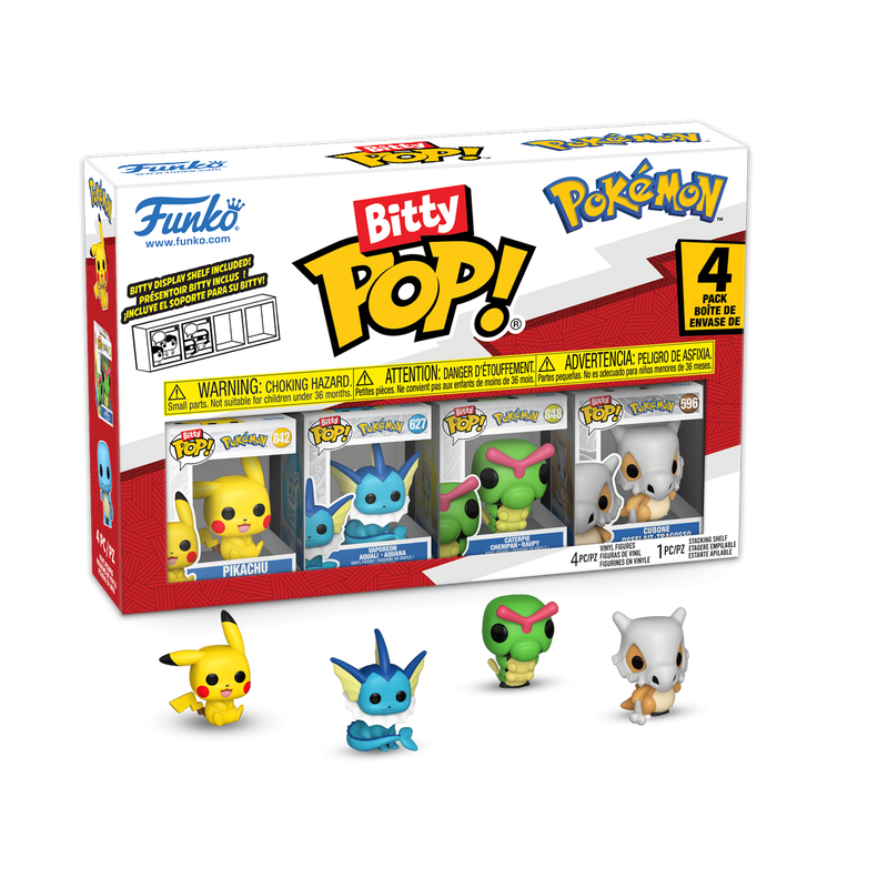 Bitty Pop! - 4 Pack: Pokémon