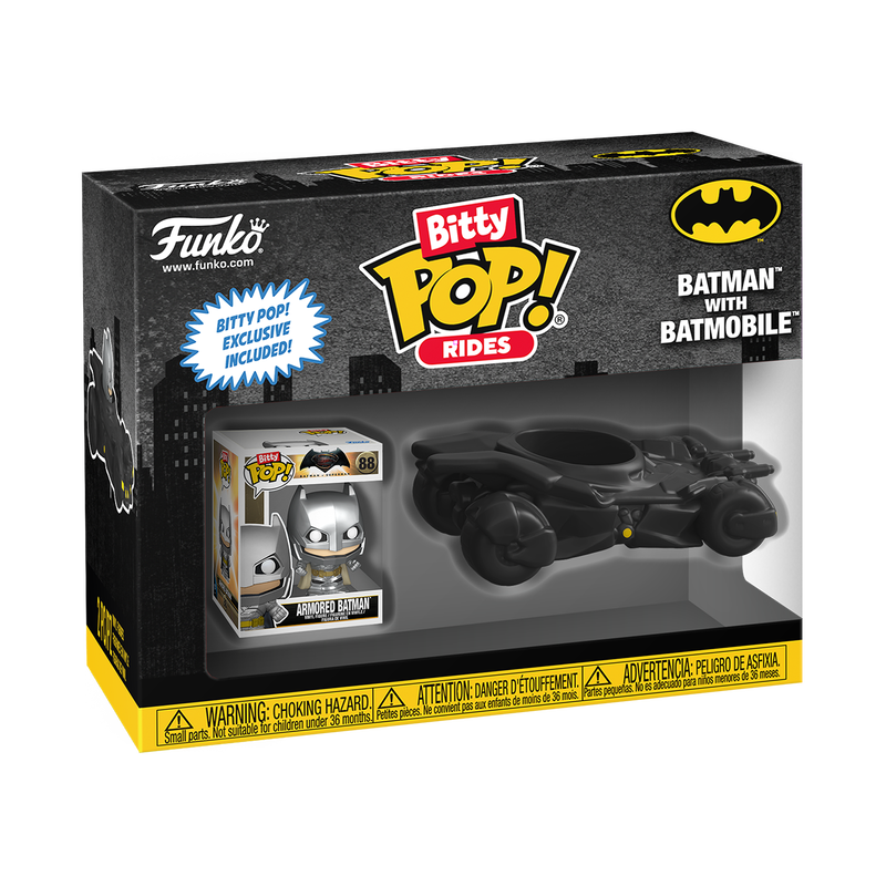 Bitty Pop! Rides - Batman con Batimóvil