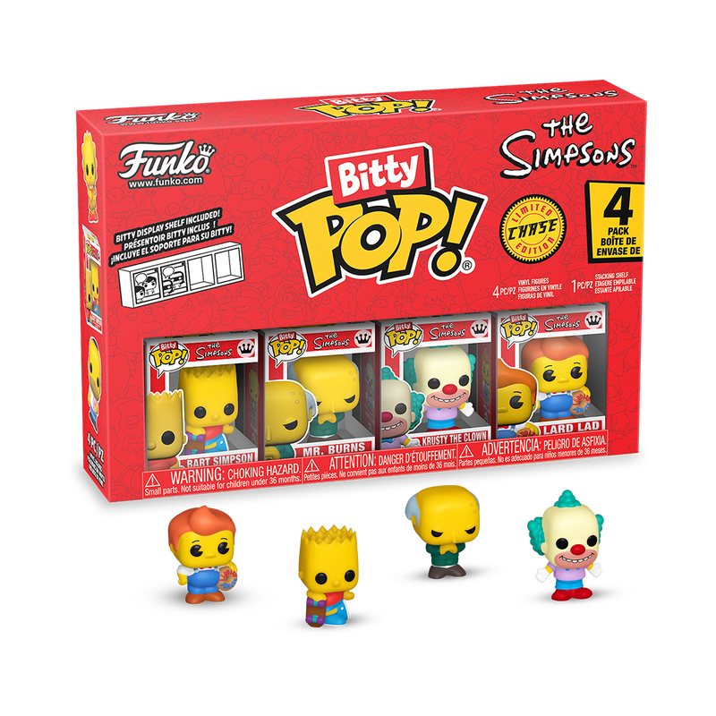 Bitty Pop! - 4 Pack Series 1: Los Simpson