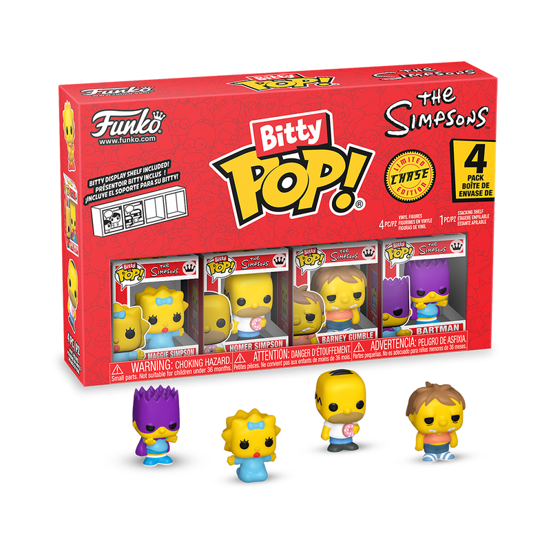 Bitty Pop! - 4 Pack Series 3: Los Simpson