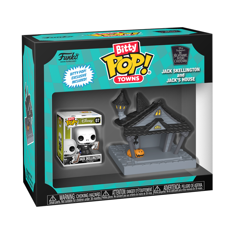 Bitty Pop! Towns Jack Skellington and Jack's House