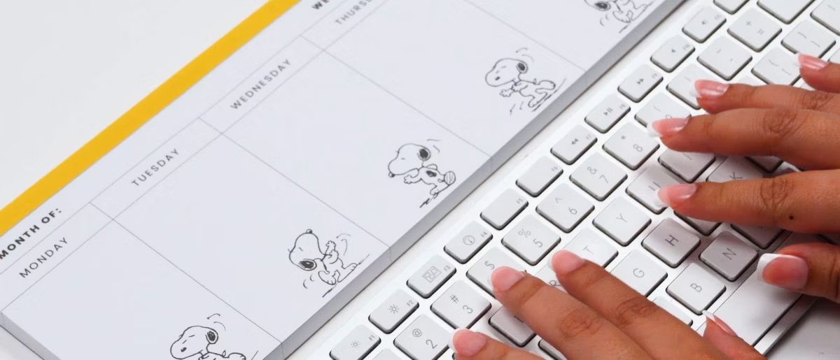 Bloc de notas semanal - Snoopy
