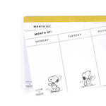Bloc de notas semanal - Snoopy