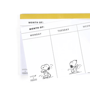Bloc de notas semanal - Snoopy