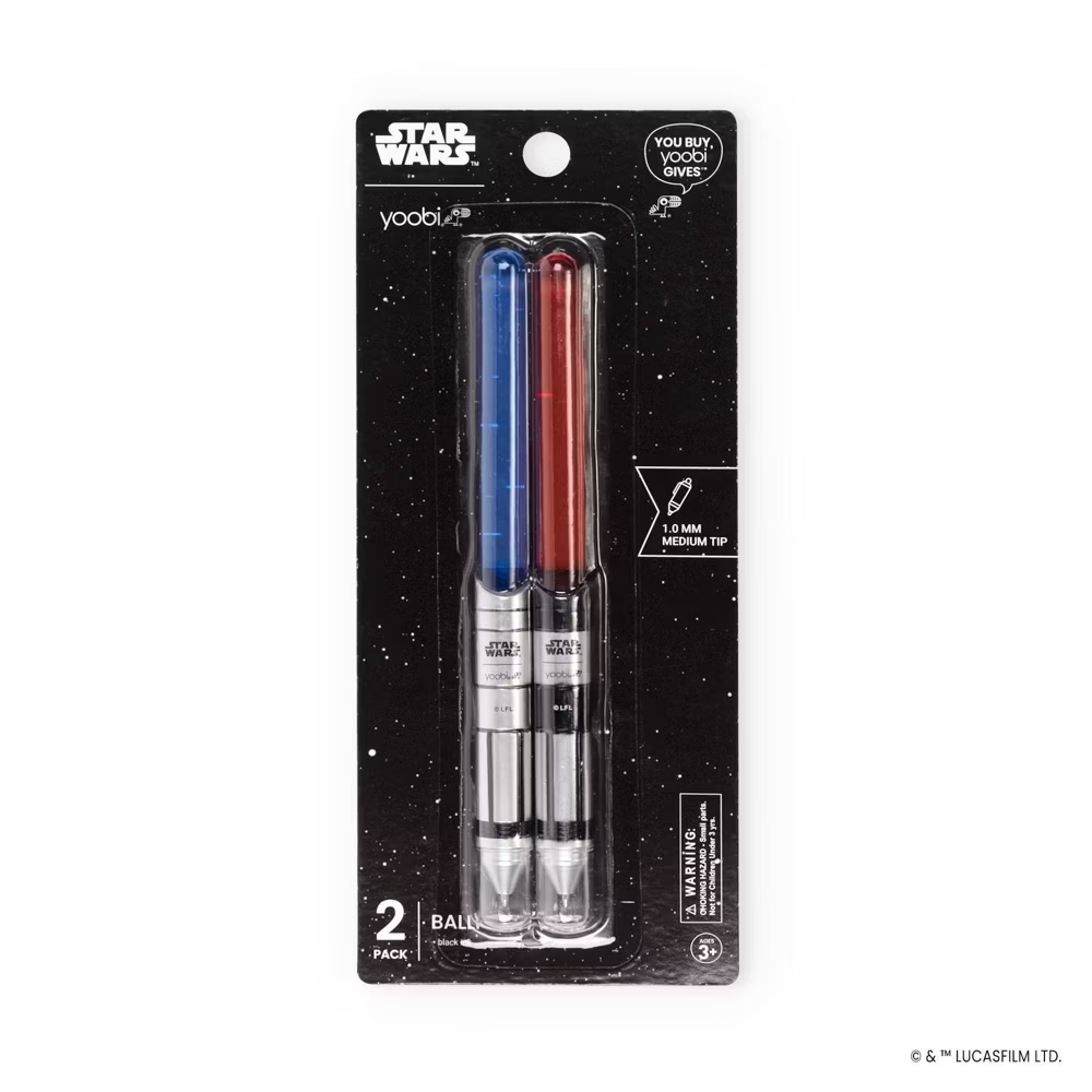 Set de 2 bolígrafos: Star Wars - Sables de luz