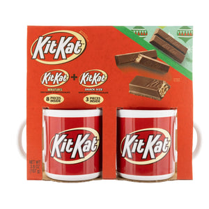 Set de regalo - 2 tazas con chocolate Kit Kat