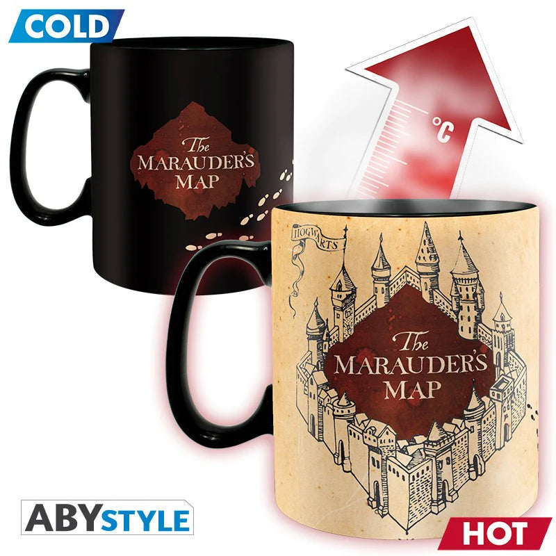 Taza mágica: Harry Potter - Mapa Merodeador