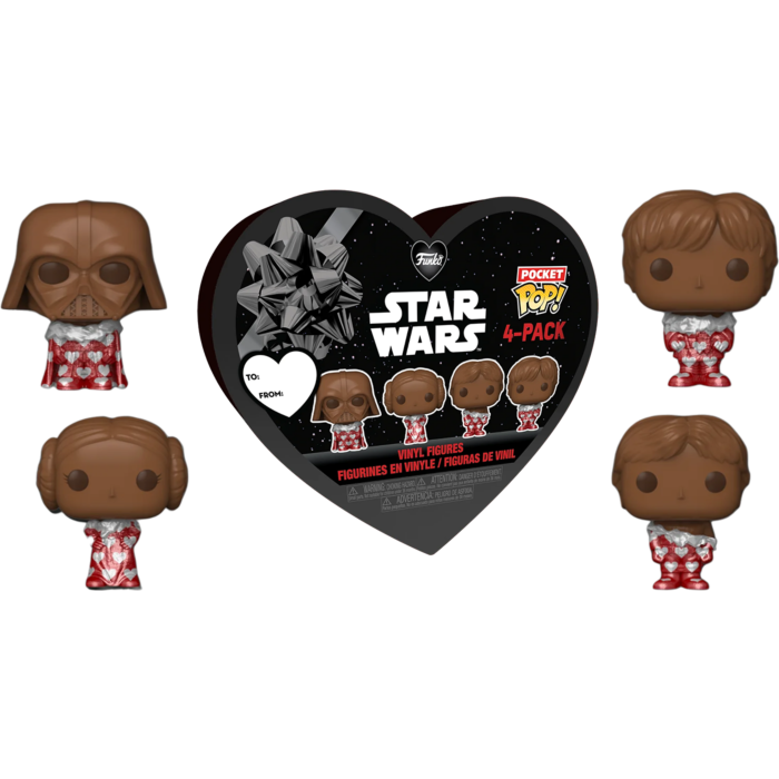 Pocket Pop! Star Wars - San Valentín 4-Pack