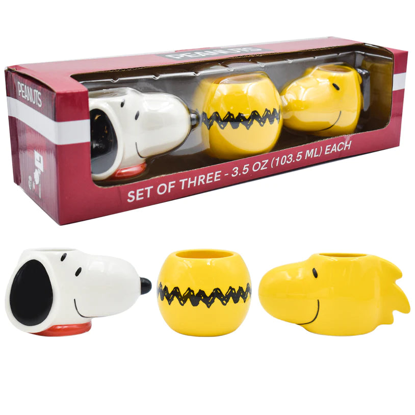 Juego de 3 mini tazas - Snoopy