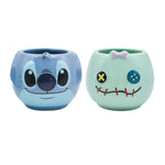 Juego de 2 mini tazas - Stitch y Trapos