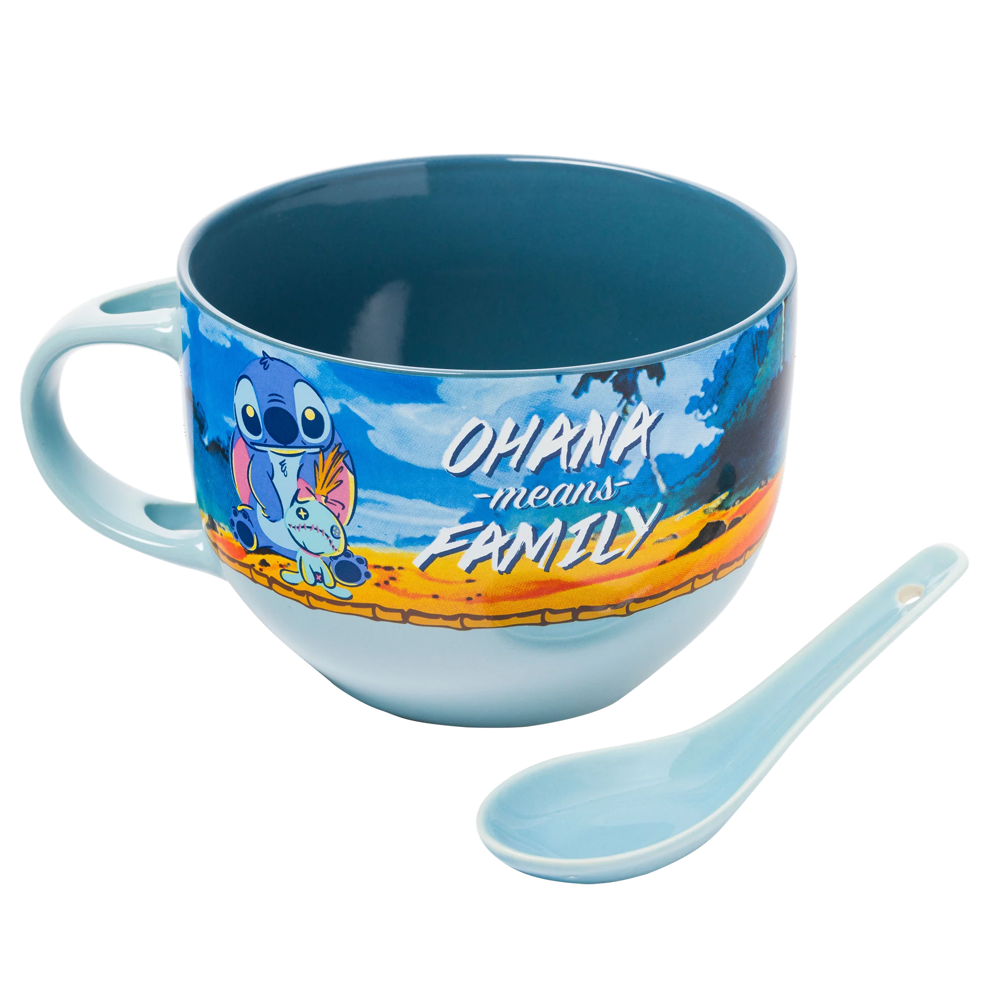 Taza con cuchara - Stitch