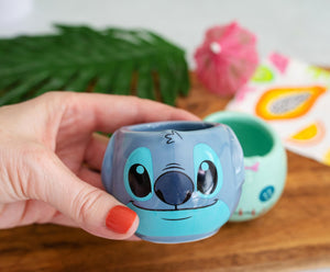 Juego de 2 mini tazas - Stitch y Trapos