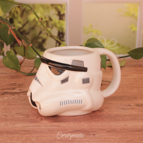 Taza Para Café Star Wars Trooper 3d Tarro Cerámica