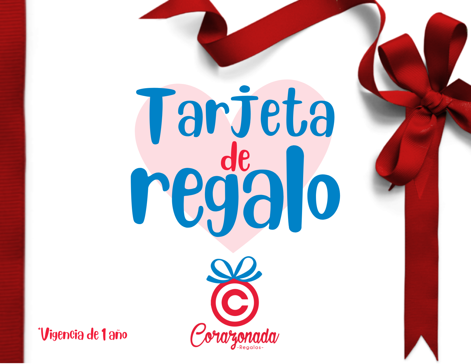 Corazonada tarjeta de regalo